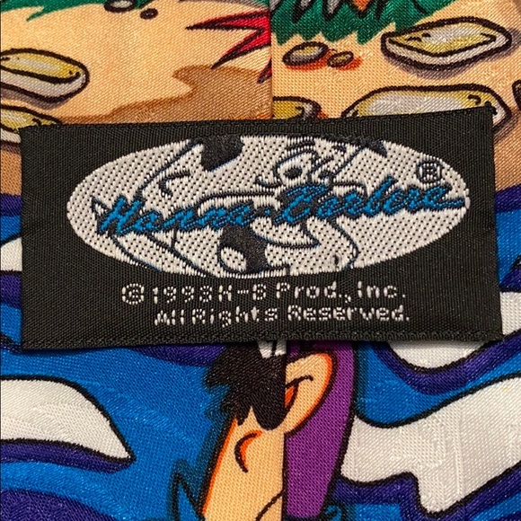 Men’s Hana Barbera Flintstones Novelty Tie - Picture 2 of 4